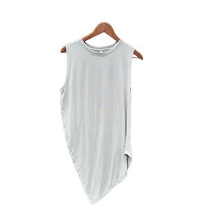 Athleta Cloudlight Restore Asymmetrical Sleeveless Muscle Tank Top Sage Medium